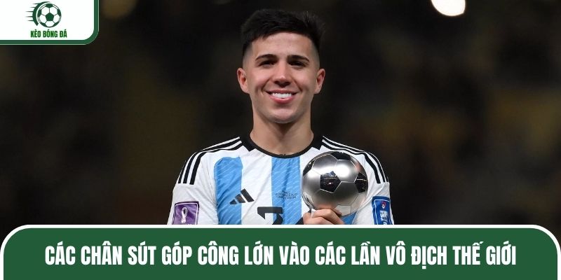 Các chân sút góp công lớn vào các lần vô địch thế giới