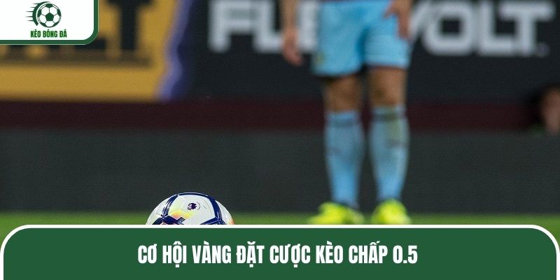 Cơ hội vàng đặt cược kèo chấp 0.5