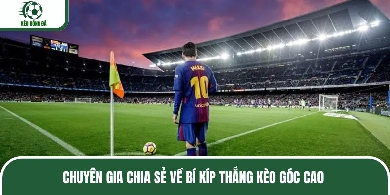 Chuyên gia chia sẻ về bí kíp thắng kèo góc cao