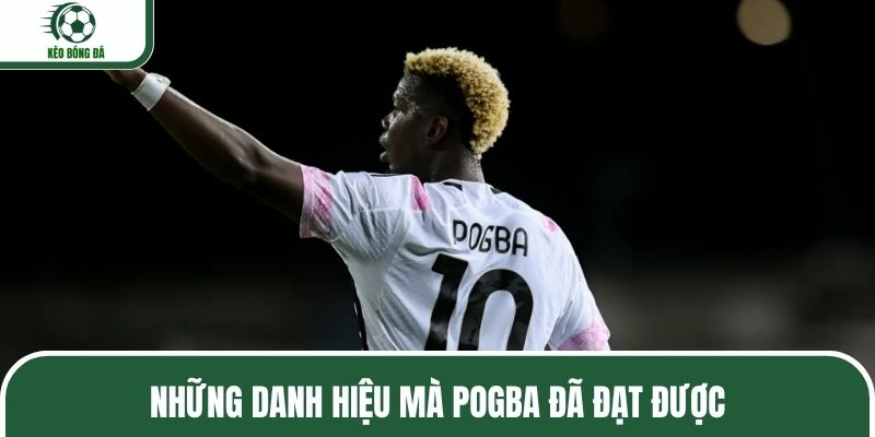 Những danh hiệu mà Pogba đã đạt được