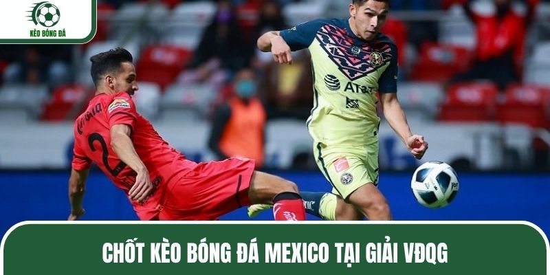 Chốt kèo bóng đá Mexico tại giải VĐQG