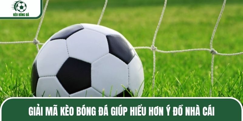Giải mã kèo bóng đá giúp hiểu hơn ý đồ nhà cái