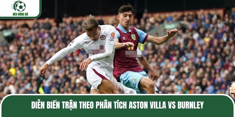 Diễn biến trận theo phân tích Aston Villa vs Burnley