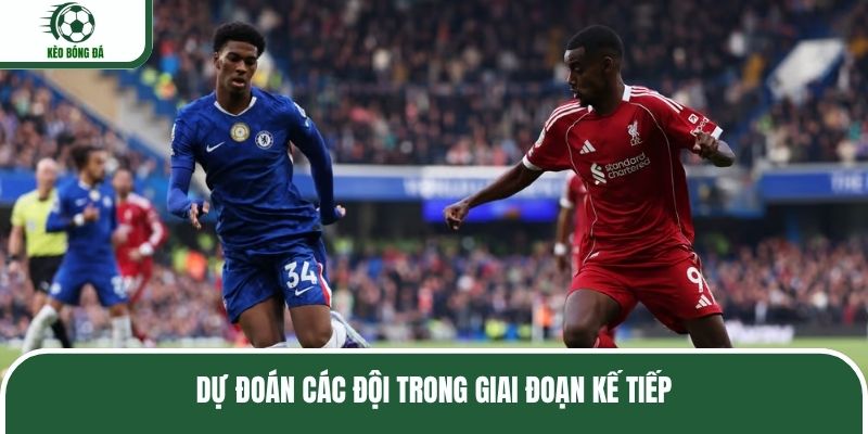 Dự đoán các đội trong giai đoạn kế tiếp