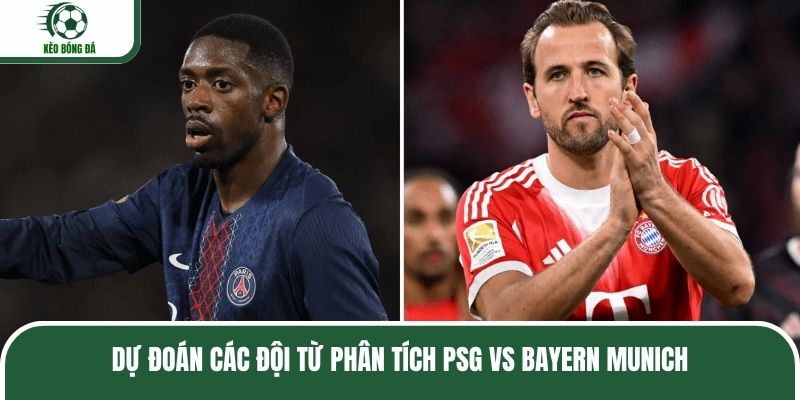 Dự đoán các đội từ phân tích PSG vs Bayern Munich